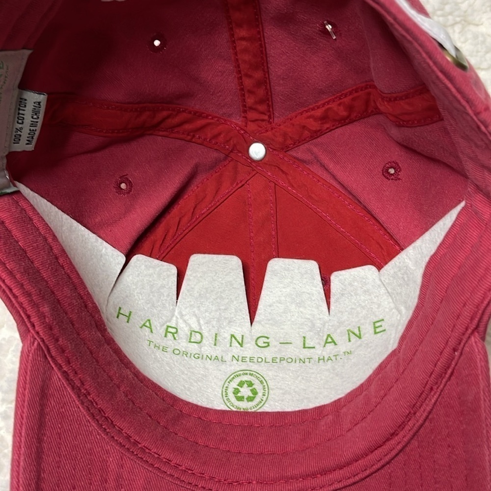 Harding Lane Hat Pink Adjustable Strapback - Picture 5 of 6